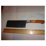 DAMASCUS STYLE CHOPPING KNIFE  / NO SHEATH