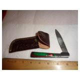 DAMASCUS STYLE POCKET KNIFE