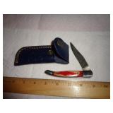 DAMASCUS STYLE POCKET KNIFE