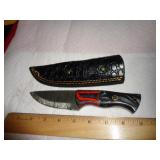 DAMASCUS STYLE HUNTING KNIFE