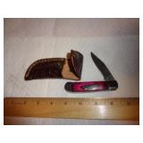 DAMASCUS STYLE POCKET KNIFE