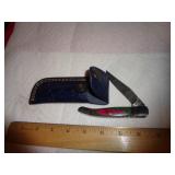 DAMASCUS STYLE POCKET KNIFE
