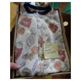 BOYS FOOTED SLEEPER SZ 4T