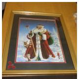 SANTA CLAUS ART PRINT
