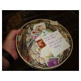 TIN OF STAMPS