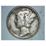 1944 MERCURY DIME