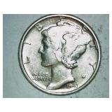 1943-S MERCURY DIME