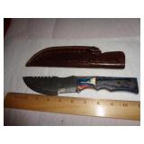 DAMASCUS STYLE HUNTING KNIFE