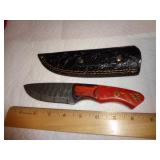 DAMASCUS STYLE HUNTING KNIFE