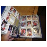 BASKETBALL CARDS IN BINDER