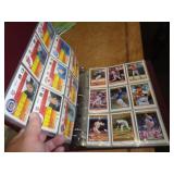 BASEBALL CARDS IN BINDER