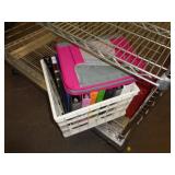 CRATE OF BINDERS