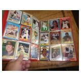 BASEBALL CARDS IN BINDER