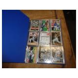ONE PAGE OF BASEBALL CARDS
