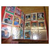 BASEBALL CARDS IN BINDER