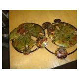 METAL WALL DECOR - FROGS