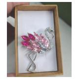 FLAMINGO BROOCH