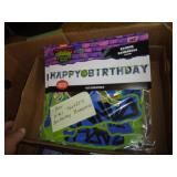 NINJA TURTLES BIRTHDAY BANNERS