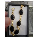 BLACK STONE BRACELET