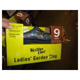 LADIES GARDEN CLOGS SZ 9