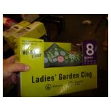 LADIES GARDEN CLOGS SZ 8