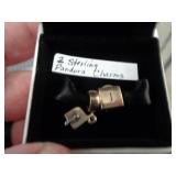 2 - STERLING SILVER - PANDORA CHARMS
