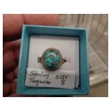 STERLING SILVER - RING SZ 8