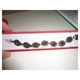 STERLING SILVER - 6 1/2" COWBOY HAT BRACELET