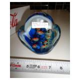 HEAVY LARGE PAPERWEIGHT - FISH