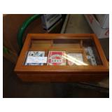 BURL WOOD GAME BOX