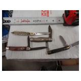 4 - POCKET KNIVES NEED REPAIR