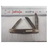 SCHRADE OLD TIMER 3BL POCKETKNIFE - TIP CHIPPED