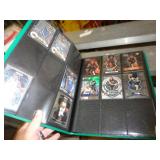 FOLDER WITH SOME BASKETBALL CARDS