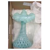 FENTON AGUA BLUE VASE