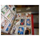 BASEBALL CARDS IN BINDER
