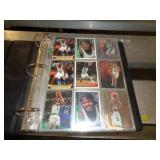 BASKETBALL CARDS IN BINDER