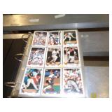 BASEBALL CARDS IN BINDER