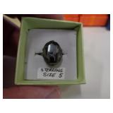 STERLING SILVER - RING SZ 5