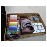 MIXED LOT - POKER CHIPS & CARD SHOE