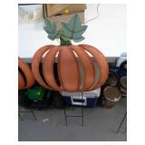 METAL PUMPKIN FALL DECOR / UT