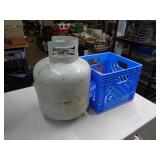 PROPANE TANK WITH CRATE / UT