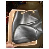 LEATHER BAG W LEATHER TIE