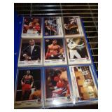 90 - 1991 BOXING CARDS IN FOLDER