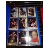 90 - 1991 BOXING CARDS IN FOLDER