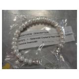 SWAROVSKI CRYSTAL & PEARL BRACELET