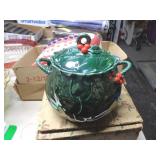 LEFTON HOLLY COOKIE JAR