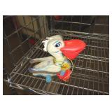 WOOD FISHER PRICE PULL TOY / WORKS