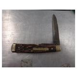 BAYLOR POCKETKNIFE 1 BLADE BROKE / NEEDS WORK