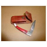 DAMASCUS STYLE POCKETKNIFE