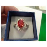 STERLING SILVER RING SZ 9.5